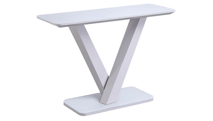 Burton Console Table Light Grey Matt